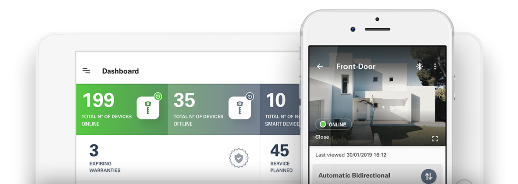 Ovládání v aplikaci FAAC Simply Connect