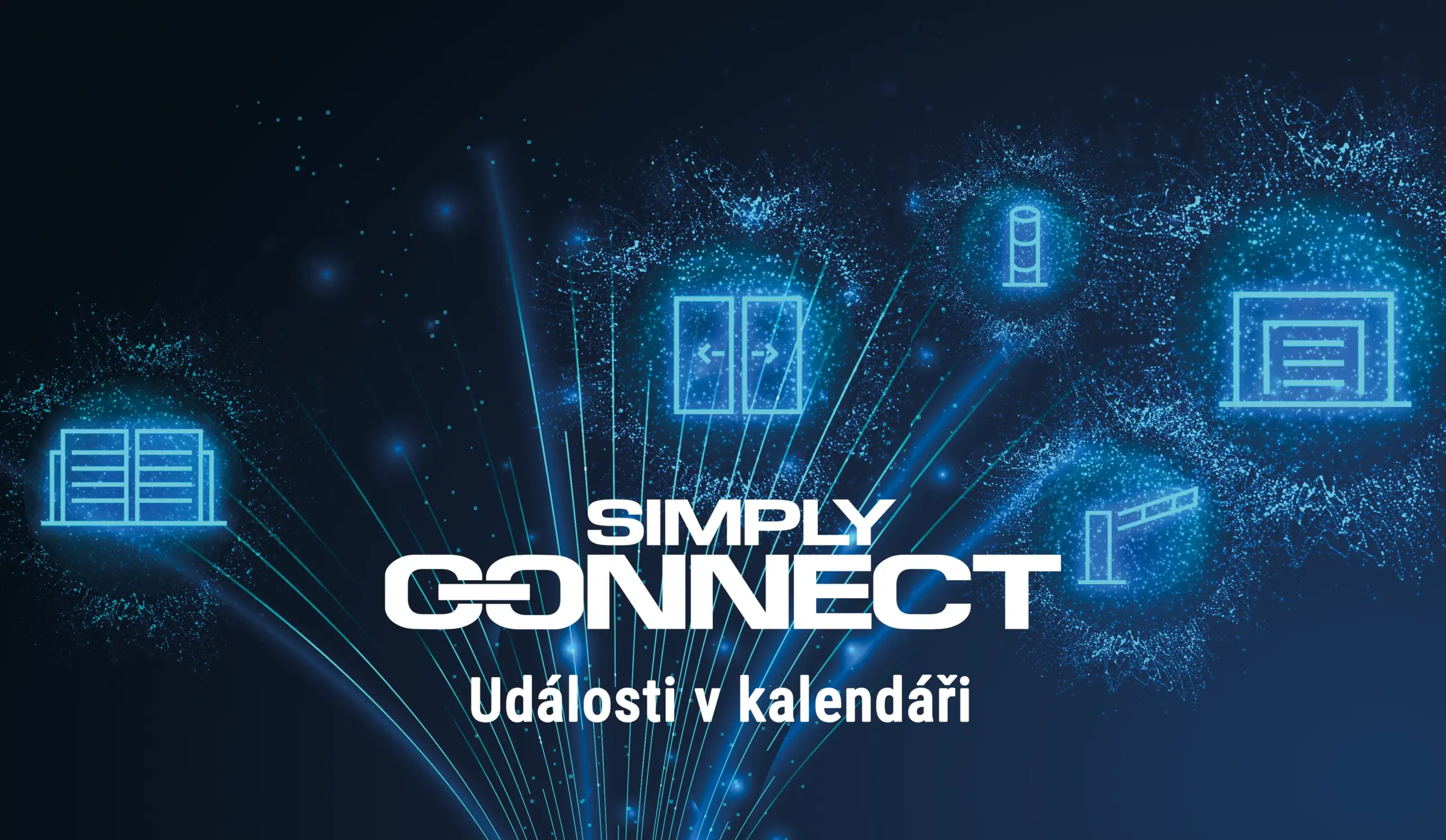 Události v kalendáři aplikace FAAC Simply Connect